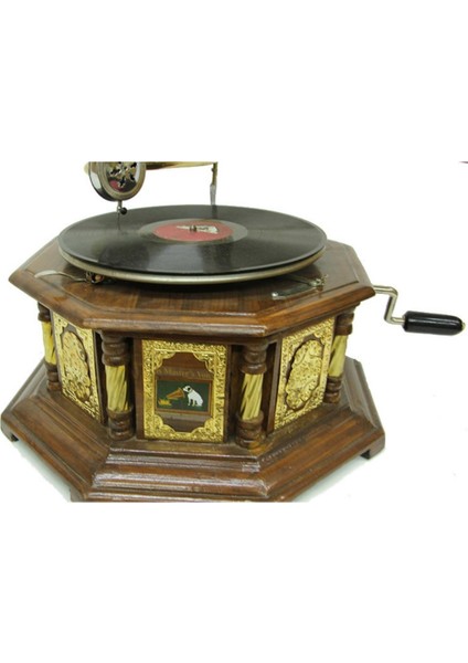 Gramofon Plakçalar 533 Sekizgen Bronz Kakma Kurmalı ASIG523DB fırsatları