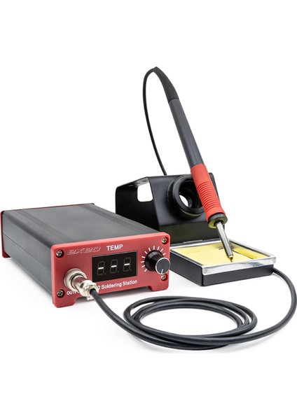 T12 Dijital Isı Ayarlı Havya Lehimleme Istasyonu Makinası 75W