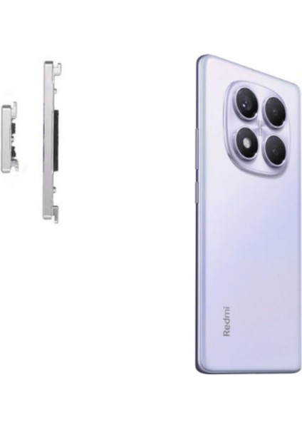 Xiaomi Uyumlu Redmi Note 14 Pro 4g On Off Yan Ses Tuş Düğme Mor 24116RACCG