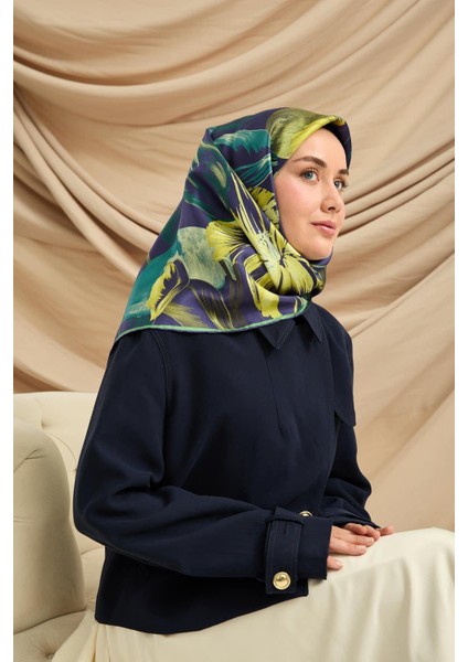 Twill Ipek Eşarp - 11480-81 Sarı modelleri