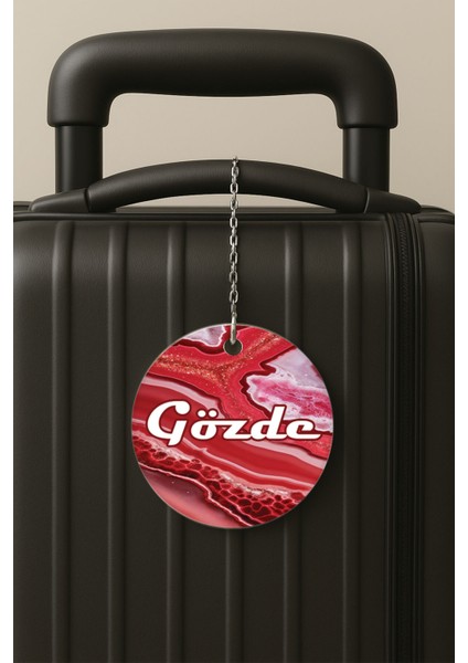 Kişiye Özel Isim Soyisim Kelime Yazılı Pleksi Bavul Etiketi Valiz Etiketi Isim 23