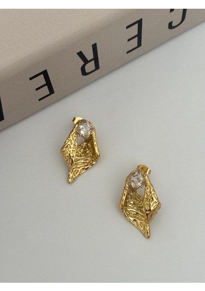 Özel Seri 14K Döküm Model Gold Çelik Küpe modelleri