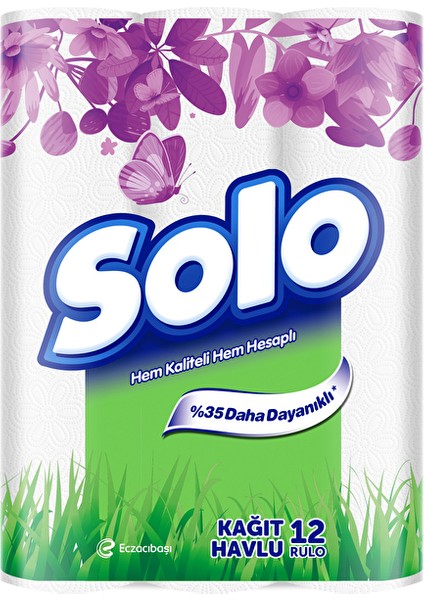 4 Adet Solo Ultra Kağıt Havlu 12'li