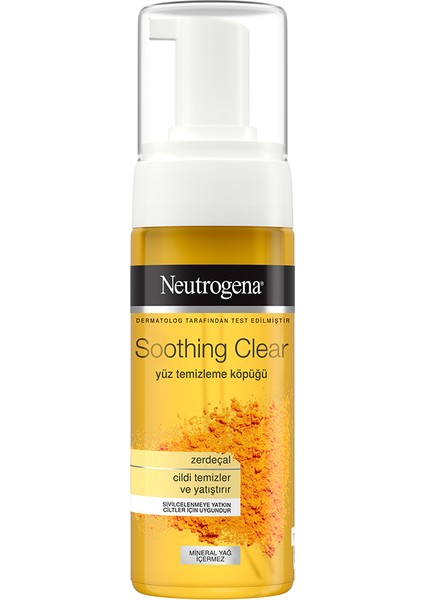 2 Adet Neutrogena Soothing Clear Yüz Temizleme Köpüğü 150 ml fiyatları