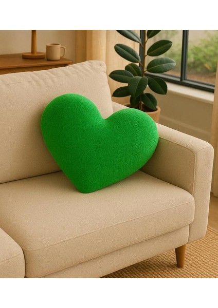 Teddy Iç Dolgulu Kalp Yastık, Kalp Yastık