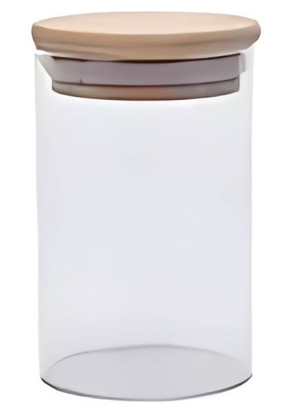 6'lı Bambu Kapaklı Hava Geçirmez Cam Kavanoz Seti - Baharat Kuruyemiş Bakliyat Çay Kahve Şeker Tuz Saklama Kabı Mutfak Düzenleyici fırsatları