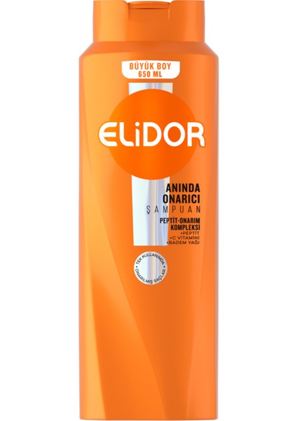 Saç Bakım Şampuanı Anında Onarıcı 650 ml 3 Adet