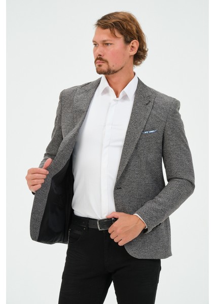 Erkek Slim Fit Blazer Ceket Antrasit fiyatları