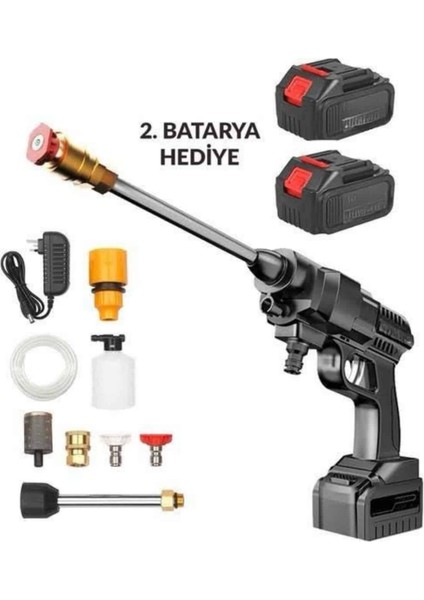 Akülü Oto Araç Yıkama Yüksek Basınçlı Araba Yıkama Makinesi Şarjlı - M985K280-R68985 indirimleri
