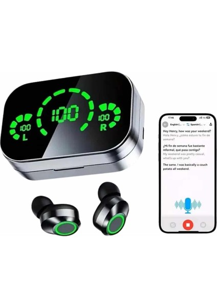 Kablosuz Bluetooth Kulaklık Çift Telefon Destekli Powerbankli Dijital Göstergeli - M132K870-R011 modelleri