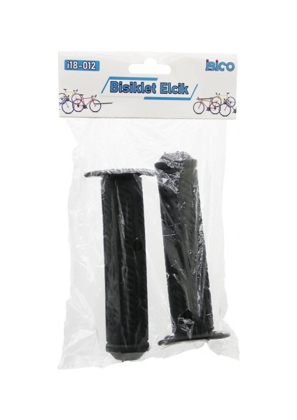 2 Pcs Set Siyah - Silikon Bisiklet Elcik (5324)