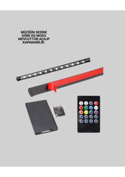 Kumandalı Araç LED Şerit Işıklar - M652K758-R28652 modelleri