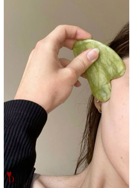 Meks Doğaltaş Yeşim Taşı Gua Sha Yüz ve Vücut Için Masaj ve Yoga Taşı Değerli Yeşim Taşı modelleri