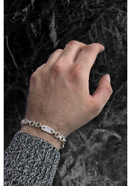 Modern Taşlı Gümüş Bileklik fiyatları