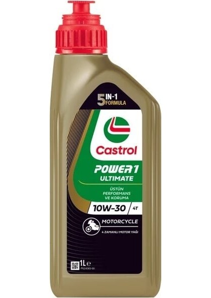 Castrol Power 1 Ultimate 4T 10W-30 Motosiklet Yağı