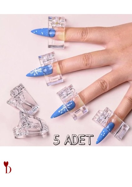 Tırnak Mandalı Professional Tips Klipsi ( 5 Adet )