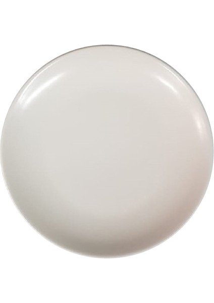 Porselen Deniz Saten Pasta Tabağı Beyaz 21 cm