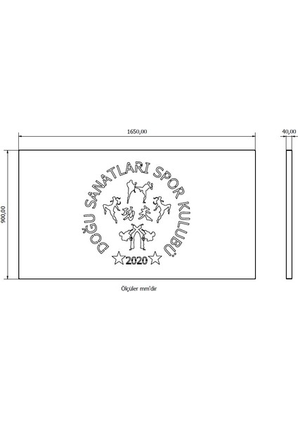 Themetalart Işıklı Tabela