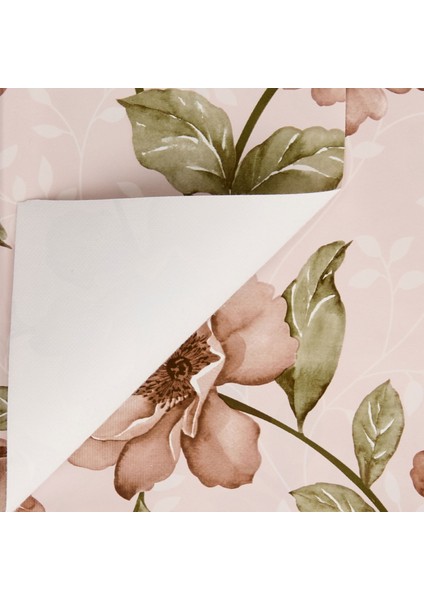 Time Gül Desenli Pvc Masa Örtüsü - Renkli - 140X140 cm modelleri