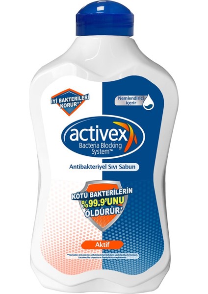 Antibakteriyel Sıvı Sabun Aktif Koruma 1.5 L 3 Adet