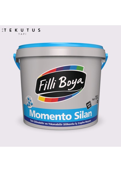 Momento Silan Silikonlu Iç Cephe Boyası 15 L Cİ-6940 / Marjinal Beyaz