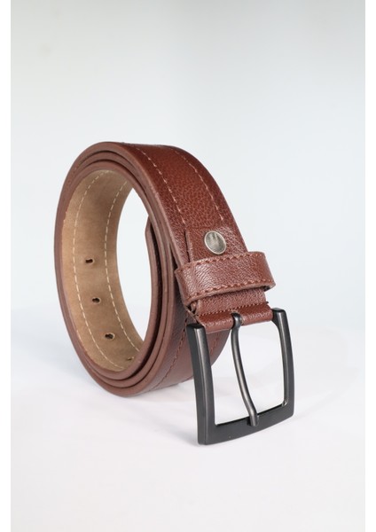 Erkek 4.5 cm Spor Kahverengi Kemer modelleri