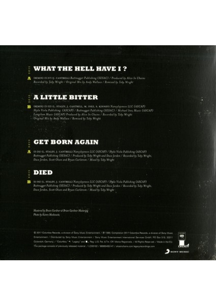 Alice In Chains ‎– What The Hell Have I / Get Born Again-Plak-Single fiyatları