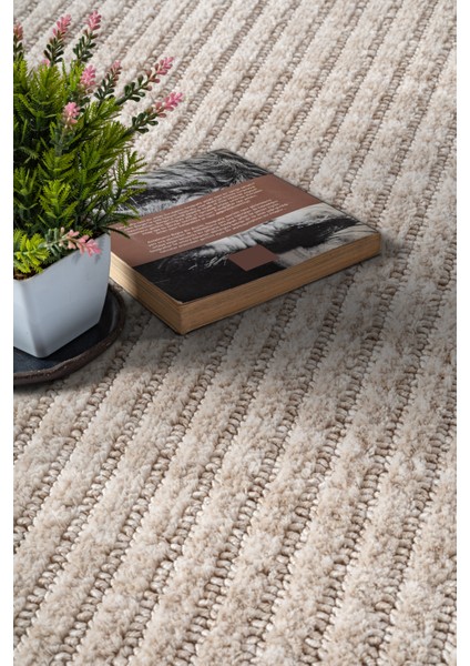 Yalın Microfiber Bukle Dokuma Halı Antre Hol Kesme Halı Yolluk 5771 Bej fiyatları