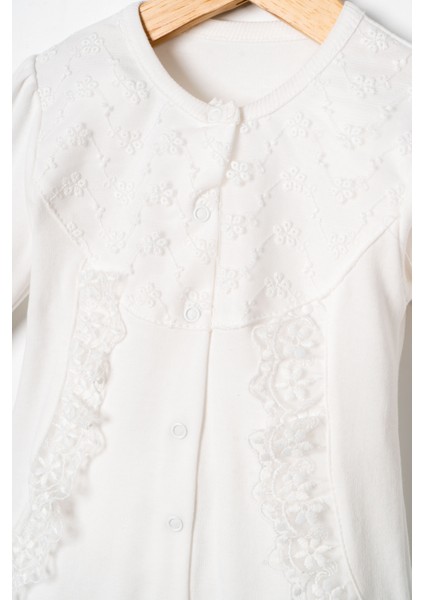 Kız Bebek Mevlütlük Tulum Bandanalı Dantelli fiyatları