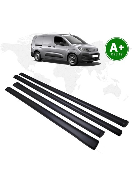 Peugeot Partner Marşpiyel Kaplaması 4 Parça 2024 Model ve Sonrası