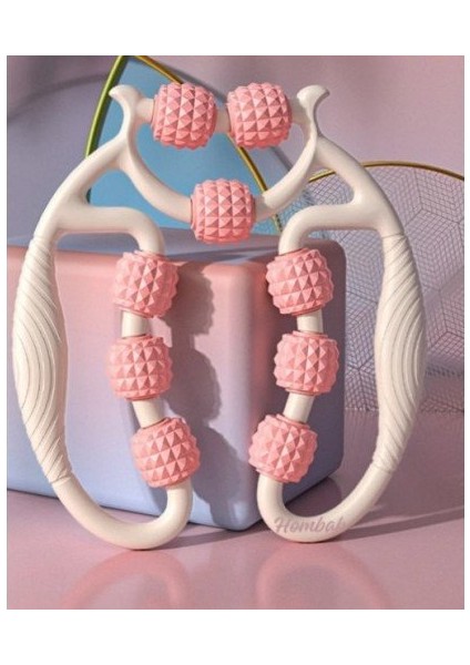 Selülit Masaj Aleti 9 Tekerlekli Lenf Drenaj Rulosu