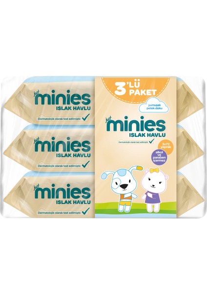 Islak Havlu 3X72'LI 2 Adet