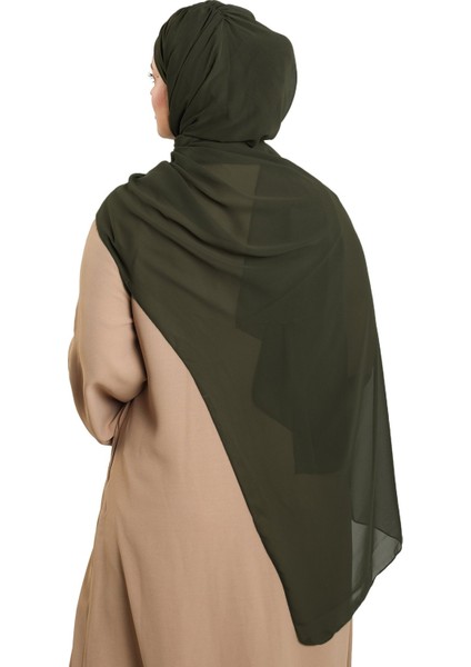 Haki Pratik Hazır Geçmeli Bone Şal Şifon Drapeli 2507_09 fırsatları