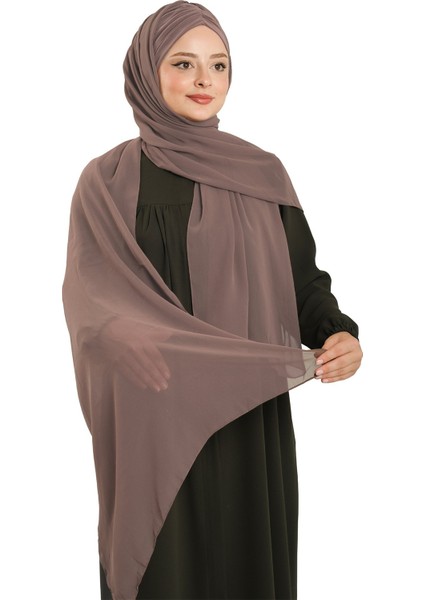 Vizon Pratik Hazır Geçmeli Bone Şal Şifon Drapeli 2507_10 fırsatları