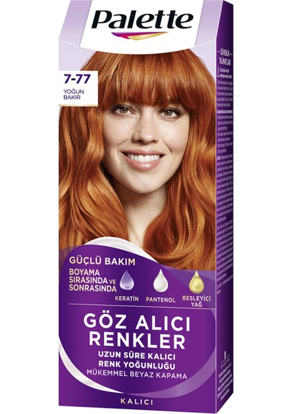 Icc 7-77 Yoğun Bakır Saç Boyası 3 Adet