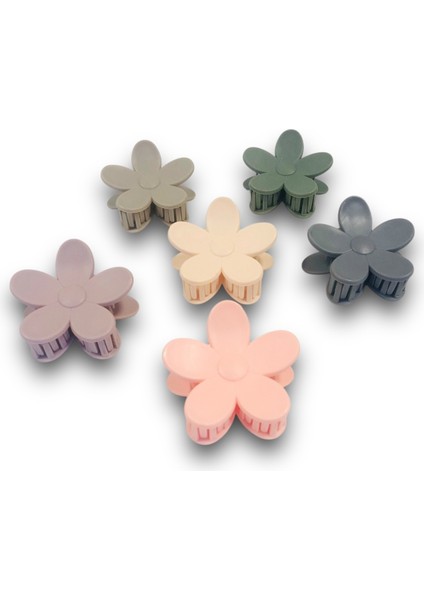 Papatya Model 6 Adet 6 cm Büyük Boy Mandal Toka modelleri