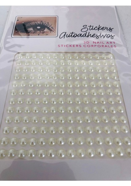 3D İncili Kendinden Yapışkanlı Nail Art ve Yüz Sticker – 168 Adet, Vücut Süsü Tırnak Taşı Saç Süsü fırsatları