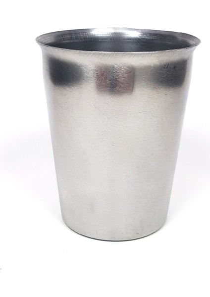 12 Adet Paslanmaz Çelik Krom Bardak 9 x 7,5 x 5,5cm modelleri