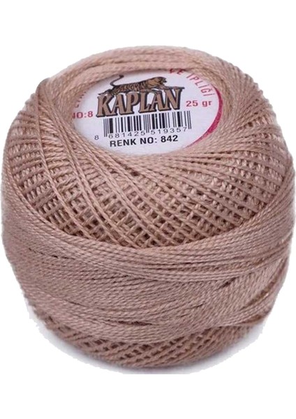 Kaplan Etamin ve Kanaviçe Ipi 8 No Kod/renk: 842 - Royaleks
