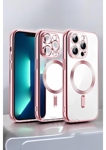 iPhone 12 Pro Kılıf Kamera Korumalı Sararma Yapmaz Magsafe Şarj Özellikli A++ Kalite Kapak