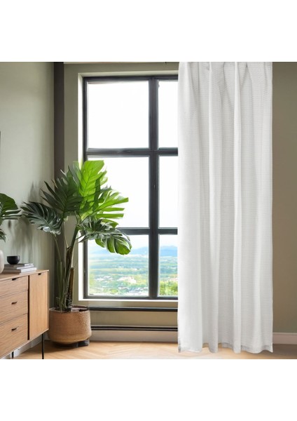 Fon Perde 19944 - Gri - 140X270 cm