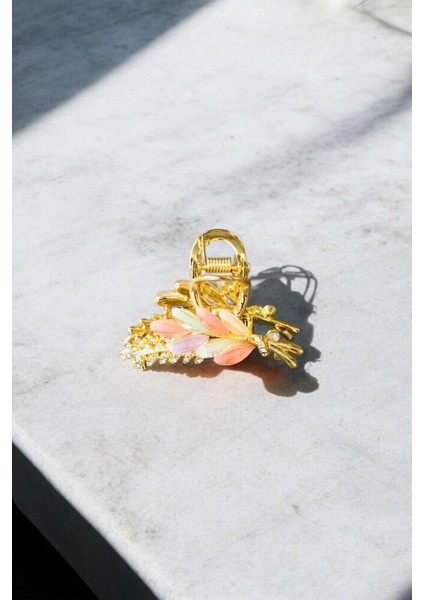 Kadın Gold Zirkon Taşlı Metal Toka ( 5,5 cm ) modelleri