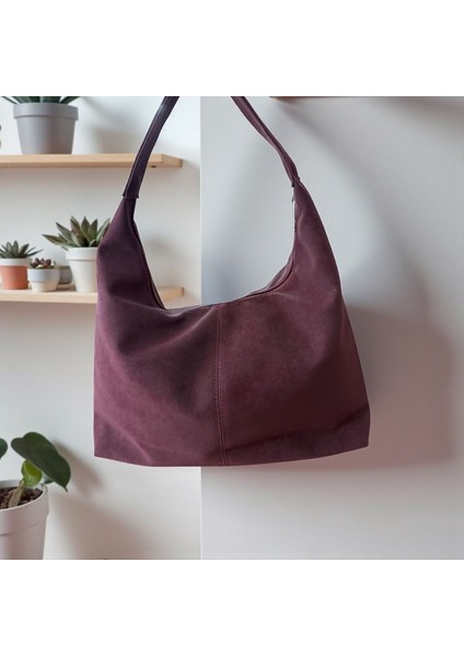 Kadın Marginata Süet Salaş Omuz Çantası fiyatları