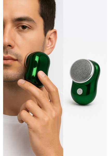 Mini Tıraş Makinesi & Sıfır Sakal Yanak Makinesi & Seyahat Tıraş Makinesi Sarjlı