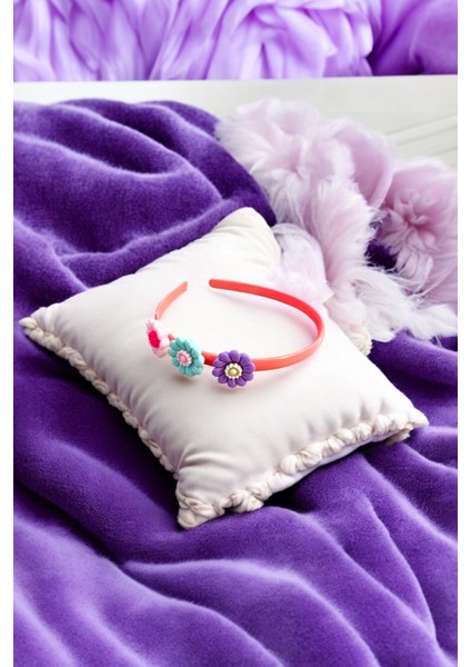 Çiçek Figürlü Parlak Renklerde Çocuk Taçı fiyatları