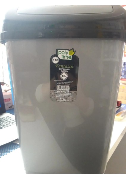 Poly Time Fantastik Çöp Kovası /10 Litre ROYALEKS-E242