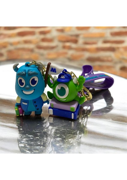 Sevimli Canavarlar Mike Wazowski Figürlü Anahtarlık / Çanta Süsü 2'li indirimleri