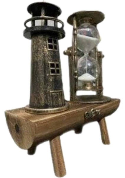 Hediyelik Kum Saati Retro Dekoratif Deniz Feneri Kum Saati - M224R997-K58224 fırsatları