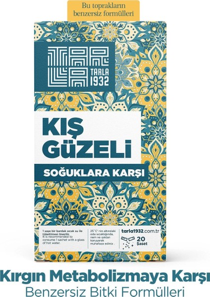 Kış Güzeli | Kışa Özel Bitkisel Çay Karışımı | 20’li Poşet - Benzersiz Bitki Formülleri fiyatları