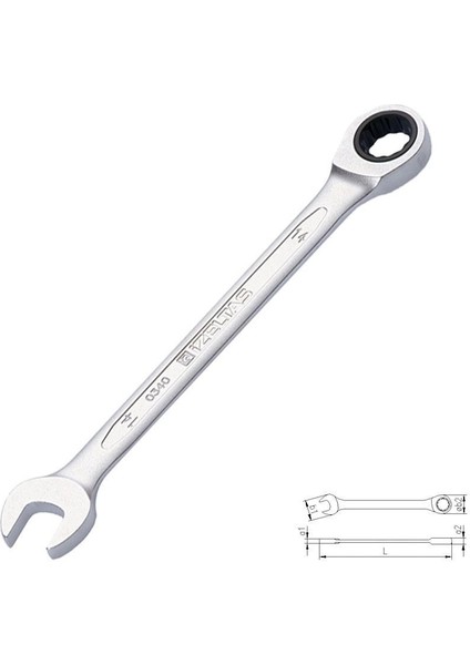 Bfs Izeltaş 0340 Cırcır Kombine Anahtar 13 mm